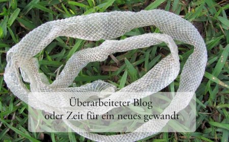 Überarbeiteter Blog oder Zeit für ein neues Gewandt