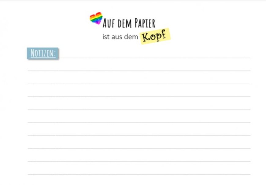 Neue Notizvorlagen "Auf dem Papier ist aus dem Kopf"