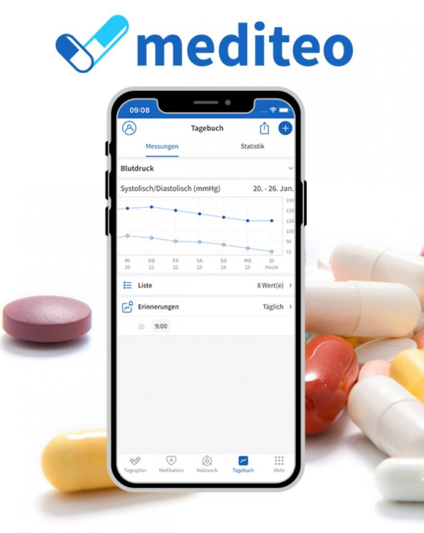 mediteo: Den persönlichen Medikationsplan einhalten